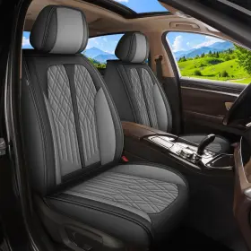 Disutogo Sc-jx075-blk Sh%focus Full Set Car Seat Covers Fit For Ford Focus 2009-2018 Breathable Faux Leather