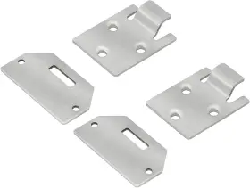 Diyolfall 445046189129 2 Pairs Golf Cart Seat Bottom Hinge Plate For Ezgo 1995-up Txt/medalist Gas Or
