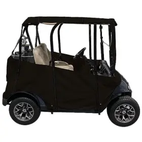 Doorworks Golf Cart Enclosures 719034749655 Premium Cover Heavy-duty Portable And Drivable 4-sided Clear Window &