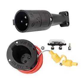 Drive-up 732083153723 Golf Cart 48v Charger Cord Plug And Receptacle For Club Car Ds