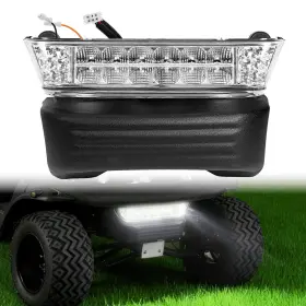 Drive Up Du00276 Club Car Precedent Led Head Light With Bumper Replacement For Clear