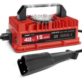 Epowrey 445036071052 15 Amp 48 Volt Golf Cart Battery Charger For Yamaha G29 With 3-pin Leaf Plug