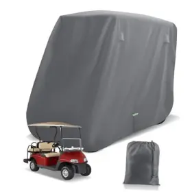 Excellence Excellence-xd-un-0038 Universal Golf Cart Cover-600d Heavy Duty Oxford Fiber Cover Gray