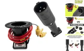 Excellence Fdg-005 Golf Cart Charging Port With Cord And Club Car Plug- Charger Receptacle
