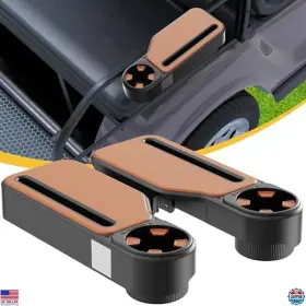 Ezgo B0dtjxq74w Universal Golf Cart Armrest With Cup Holder - Waterproof No Drilling Fits 1 Inch