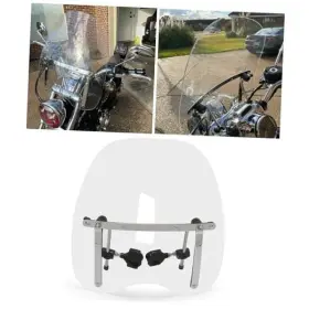 Fametrade Llc Mt19x17-c-z1 19 Inch X17 Clear Windshield Universal Compatible With Harley