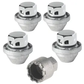 Farad Ha10/m Galaxylock Chromed Lug Nut Wheel-locks Kit Suitable For Lincoln