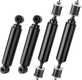 Filterup 1014235 Golf Cart Shocks Front And Rear Shock Absorbers Kit Compatible With Club Car Ds