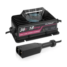 Filterup Cg-2p3618bk-ezg 36v 18a Golf Cart Battery Charger 2-pin D Style Plug Compatible With Filterup Cg-2p3618bk-ezg 36v 18a Golf Cart Battery Charger 2-pin D Style Plug Compatible With
