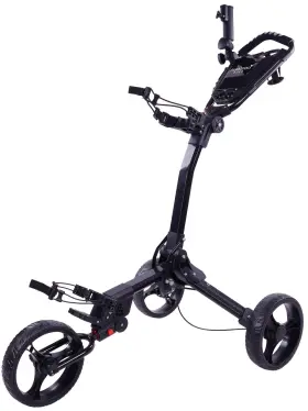 Fitvids 810133184559 Wheel Golf Push Cart - Lightweight Folding Walking Trolley Gol
