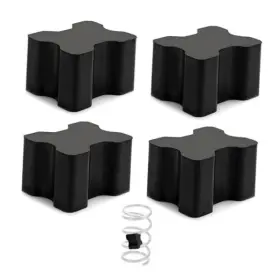 Fixlyfido Rubberspacers-4 4 Pcs Coil Spring Spacer Kit - Premium Lift Pack