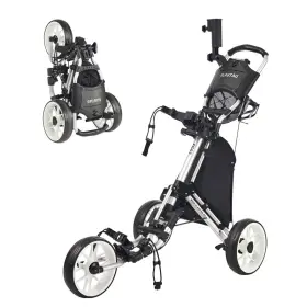 Flagtag B0fg2x5239 Golf Push Cart 3 Wheelfoldable Cartgolf Bag Foot
