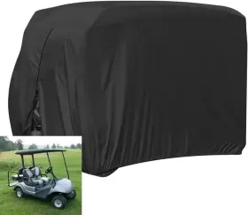 Flymei 744759662774 Golf Cart Cover 420d Waterproof Fits 2-4 2 Yamaha Club Ezgo Honda