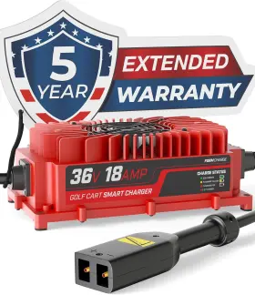 Form 445049660632 36 Volt Golf Cart Battery Charger For Ezgo Txt Carts With D-style Plug