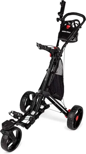 Founders Club 726084527652 Swerve 3 Wheel Push Pull Golf Cart For Walking Free Umbrella Holde Founders Club 726084527652 Swerve 3 Wheel Push Pull Golf Cart For Walking Free Umbrella Holde