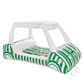Funboy 810071168086 Golf Cart Pool Float With Cup Holder And Removable Fringe Shade Luxury