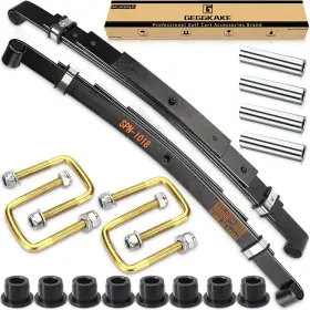 Geggkake 763214668656 Heavy Duty Ezgo Txt Rear Leaf Spring Bushings And Sleeves Kit Fits