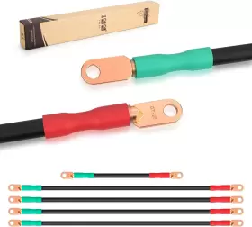 Golf Cart Accessories 313021260262 Battery Cable Set For Yamaha G22 48v 4 Gauge 5 Pcs W Golf Cart Accessories 313021260262 Battery Cable Set For Yamaha G22 48v 4 Gauge 5 Pcs W