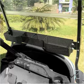 Golf Cart Accessories 445048111142 Front Inner Basket - Heavy Duty Organizer For Club Car Ds And Preceden