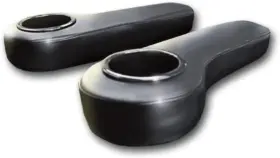 Golf Cart Parts & Accessories 445018895874 And Black Rear Seat Kit Arm Rest Set With Cu