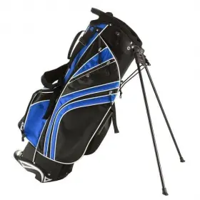 Golf Stand Cart Bag 952938357005 With 6-way Divider Carry Pockets-blue - Color Blue
