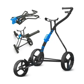 Golf Trolley Tgu Og03340 Carts 3 Wheel Push Cart 1-step Folding Aircraft Grade Frame Clear Des