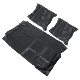 Golfpartstore Gps3182504 Front Bottom And Backrest Cover Black Fit For Club Car Ds 1982-2000.5 Golf Cart