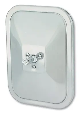 Grote 12073 Stainless Steel Rolled-rim Mirror With Ball Swivel Grote 12073 Stainless Steel Rolled-rim Mirror With Ball Swivel