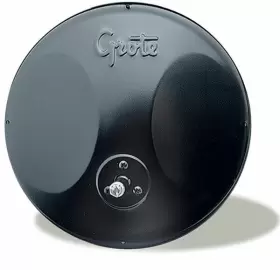Grote 12172 Black 8 Inch Round Convex Mirror With Offset Ball-stud Grote 12172 Black 8 Inch Round Convex Mirror With Offset Ball-stud