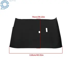 Happy19star 1015032 Fit For Club Car Ds New Floor Mat 1982-up Black Golf Carts Factory Size