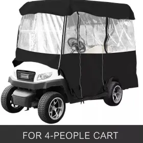 Happybuy 313115520562 Golf Cart Enclosure 86ftft 4-person Cover 4-sided Fairway Deluxe 300d