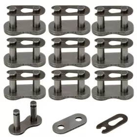 Hiaors 444695967554 420 Chain Master Roller Connector Links For 90cc 110cc 125cc 150cc Tao Coolster