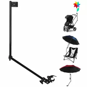 Hobvo 755514904480 Adjustable Golf Umbrella Universal Clamp For Cart Beach Chair Stro Hobvo 755514904480 Adjustable Golf Umbrella Universal Clamp For Cart Beach Chair Stro