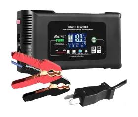 Huiaipaic 36v/48v-18a Premium 36v And 48v Golf Cart Charger 18amp Smart With Voltage Displa
