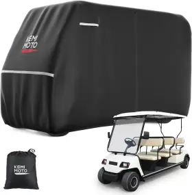 Hunting 313102638614 600d Weatherproof Golf Cart Cover Durable Protection For 6-seater Carts L Hunting 313102638614 600d Weatherproof Golf Cart Cover Durable Protection For 6-seater Carts L