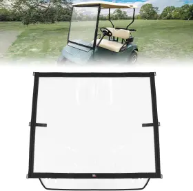 Hunting Kmb1404-00304-bk Foldable Golf Cart Windshield Compatible With Ezgo Txt 1994-2013 Port