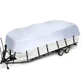 I Cover Pb1015303c-d Icover Trailerable Pontoon 25ft-28ft Long And Beam Width Up To 102in Silver
