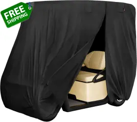 Ibirdie 726084732179 2 Passenger Golf Cart Cover For Club Car Ezgo Yamaha Outdoor Golfca