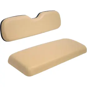 Ilskw 744675643451 Rear Seat Cushions For Golf Cart Replacement Medium Beige C