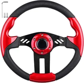 Ilskw 787309199894 Golf Cart Steering Wheel For Ezgo Txt/rxv Club Car Ds/precedent/tempo Yamaha G