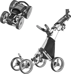 Inc. 313050084099 Explorer V8 - Superlite 4 Wheel Golf Push Cart Version 8