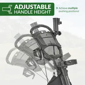 Inc. 445039946913 Caddylite Ez V8 3 Wheel Golf Push Cart - Trolley Foldable Collapsible Li