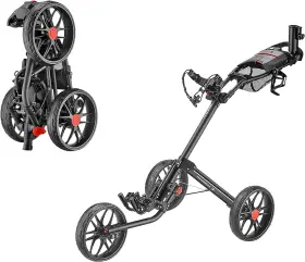 Inc. 744110219449 Caddylite 15.3 V2 Golf Push Cart Deluxe Quad-fold Lightweight 3 Colors