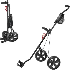 Inc. Cp-58-blk 2-wheel Deluxe Golf Pull Cart Lightweight Compact Folding And Ergonomic Desig