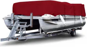 Industries P-203a-1 American Flagship Ripstop Pontoon Cover Burgundy 17ft To 20ft Long Beam Width U Industries P-203a-1 American Flagship Ripstop Pontoon Cover Burgundy 17ft To 20ft Long Beam Width U