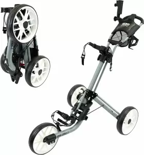 Izzo Golf 689769993060 Ez-roll 3 Wheel Push Cart - Izzo Golf 689769993060 Ez-roll 3 Wheel Push Cart -