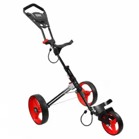 Izzo Golf A10556 Lightweight Aluminum Rover Ii Push Cart In Red