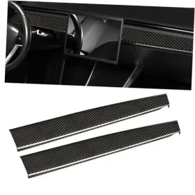 Jinbao Jb41015003 Dashboard Cover Wrap Trim For Model 3 3k Real Carbon Fiber Central