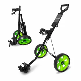 Jovial 842893145785 Unisex Adult Shape Handle Foldable 2 Wheel Golf Pull Cart Aluminum