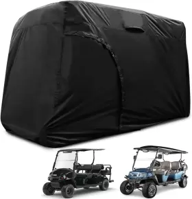Joymo 445001572577 Golf Cart Cover 2/4/6 Passenger 156 Inch /144 /138 /125 /114 /95 Waterproof Cl